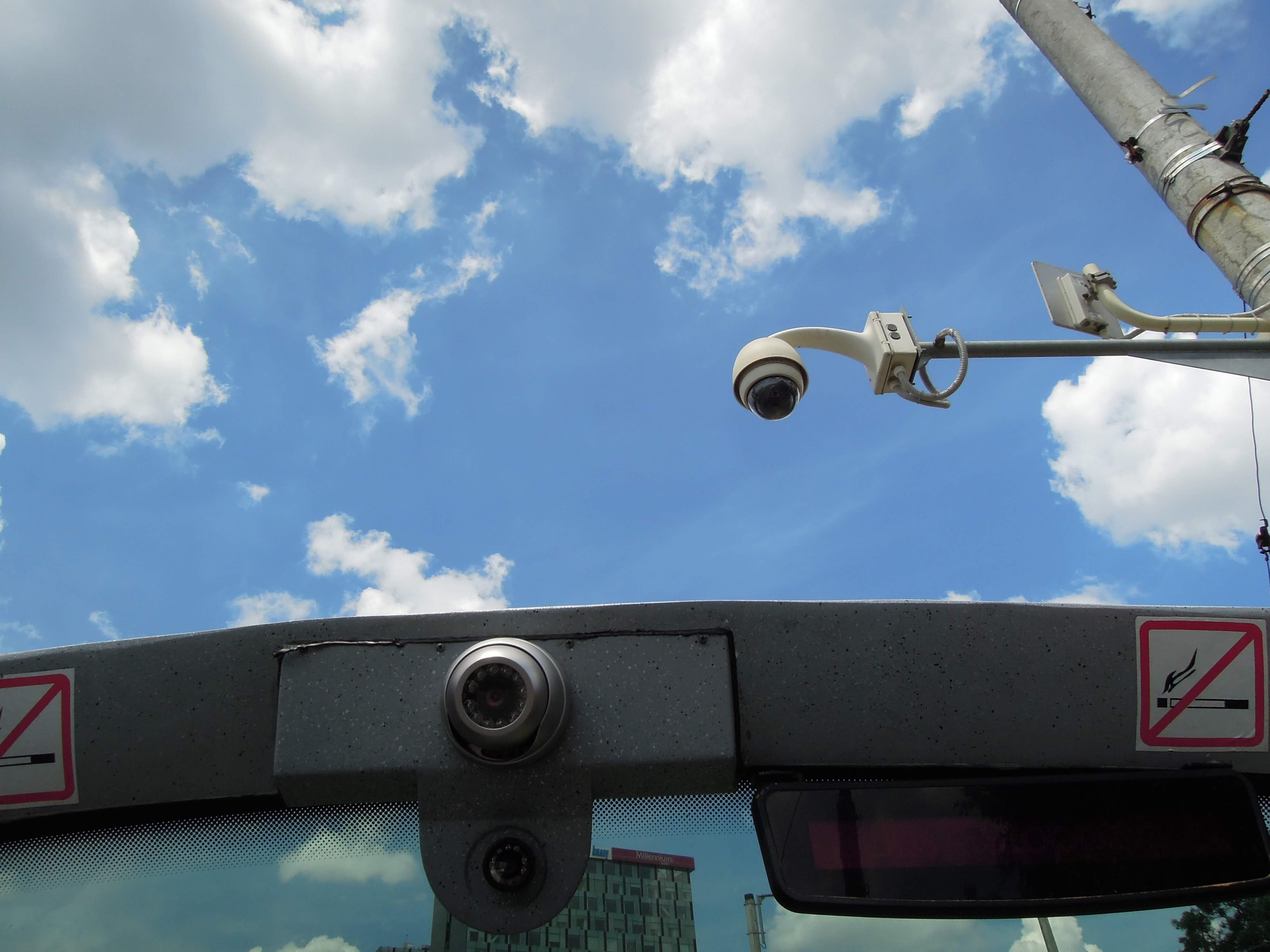 Camera de supraveghere trafic la capat tramvai 41 - CPL